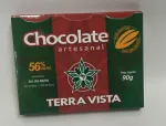Chocolate artesanal 56% cacau Terra Vista 90g