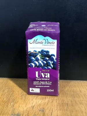 Suco de uva integral caixa 200mL Monte Vêneto