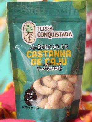 Amêndoas de Castanha de Caju natural 70 g. - Terra Conquistada