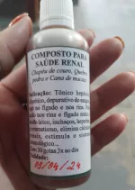 Composto para saúde renal ( chapéu de couro, quebra pedra e cana de macaco)