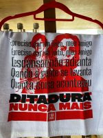Pano de prato Ditadura nunca Mais