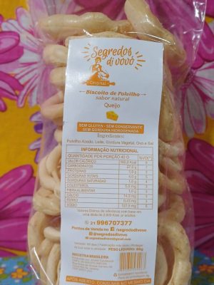 BISCOITO DE POLVILHO QUEIJO 80G