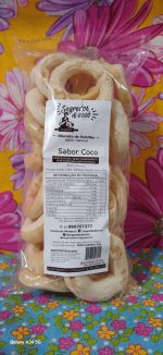 BISCOITO DE POLVILHO SABOR COCO 80G