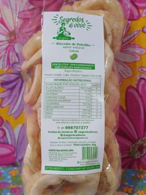 BISCOITO DE POLVILHO CEBOLA 80G