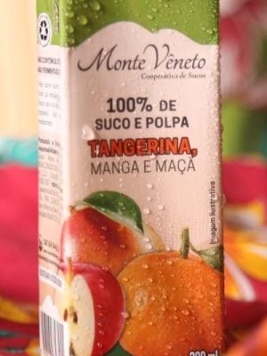Suco e polpa 100% Tangerina, manga e maçã 200 ml
